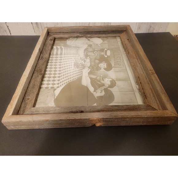 Little Rascals Print with Barn Wood Frame - 16.75" x 14" - Picture 8 of 9